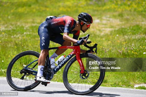 Daniel Felipe Martinez Poveda of Colombia and Team INEOS Grenadiers competes during the 85th Tour de Suisse 2022 - Stage 7 a 194,6km stage from Ambri...