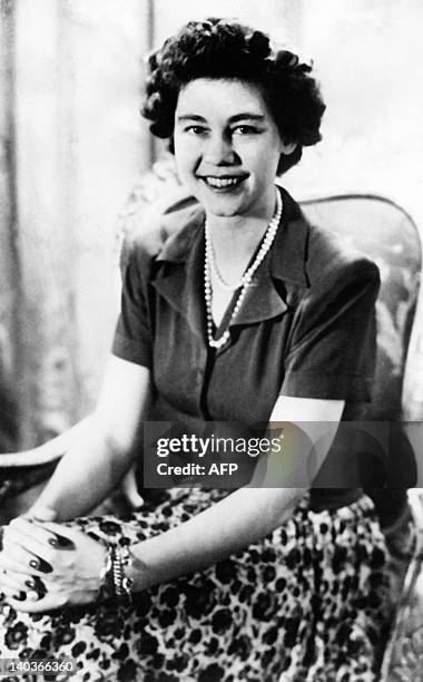 Queen Frederica of Greece poses in the 1940s. Frederica of Hanover was Queen consort of the Hellenes as the wife of King Paul of Greece. Frederica...