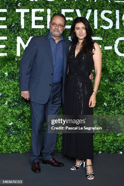 Jean Reno and Zofia Borucka attend the "Un Asunto Privado " Photocall as part of the 61st Monte Carlo TV Festival at the Grimaldi Forum on June 18,...