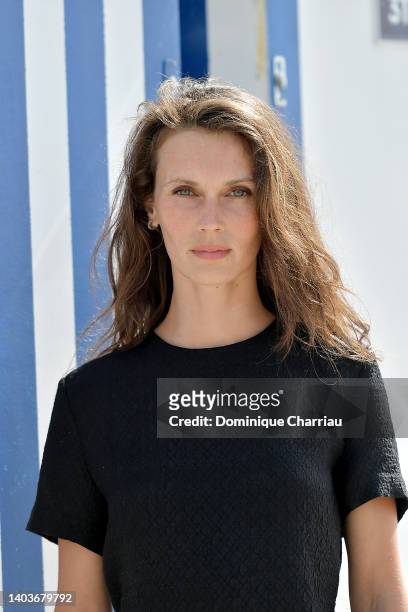 Marine Vacht attends the 36th Cabourg Film Festival - Day Four on June 18, 2022 in Cabourg, France.