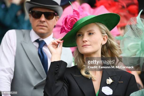 General view of racegoers during Royal Ascot 2022 at Ascot Racecourse on June 18, 2022 in Ascot, England.