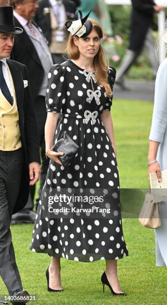 Princess Beatrice attends day 5 of Royal Ascot at Ascot Racecourse on June 18, 2022 in Ascot, England.