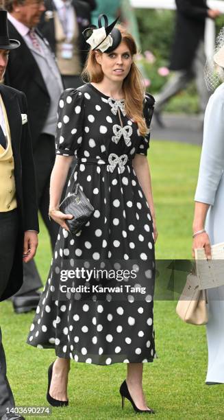 Princess Beatrice attends day 5 of Royal Ascot at Ascot Racecourse on June 18, 2022 in Ascot, England.