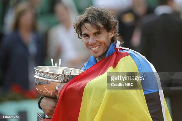 Pictured: Rafael Nadal -- Photo by: Thibault Camus/NBC/NBCU Photo Bank