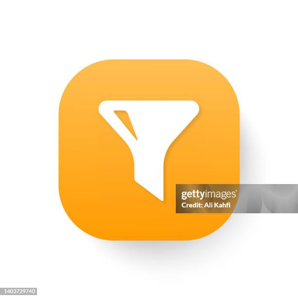 filter icon - colander stock illustrations