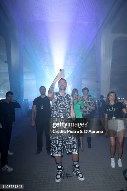Philipp Plein is seen at the presentation of the SS23 Plein Sport collection during the Milan Fashion Week S/S 2023 on June 18, 2022 in Milan, Italy.