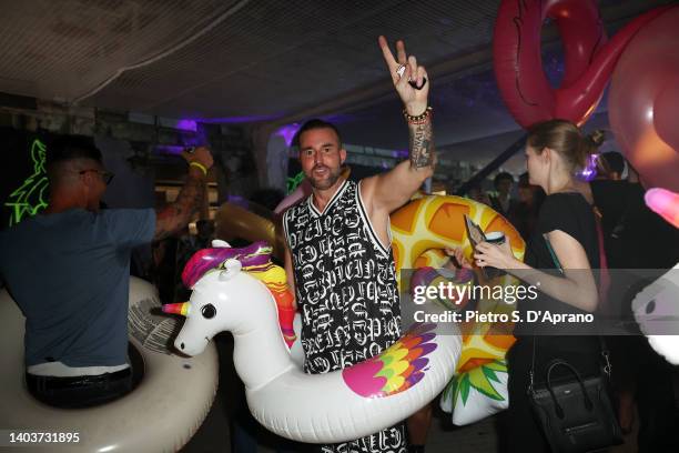 Philipp Plein is seen at the presentation of the SS23 Plein Sport collection during the Milan Fashion Week S/S 2023 on June 18, 2022 in Milan, Italy.