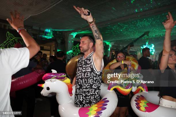 Philipp Plein is seen at the presentation of the SS23 Plein Sport collection during the Milan Fashion Week S/S 2023 on June 18, 2022 in Milan, Italy.