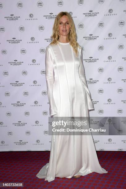 Sandrine Kiberlain attends the closing ceremony during the 36th Cabourg Film Festival on June 18, 2022 in Cabourg, France.