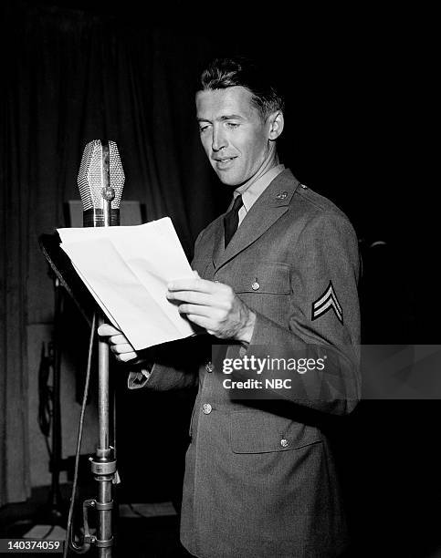 Pictured: U.S. Army Corporal James Stewart c. 1942 -- Photo by: NBCU Photo Bank