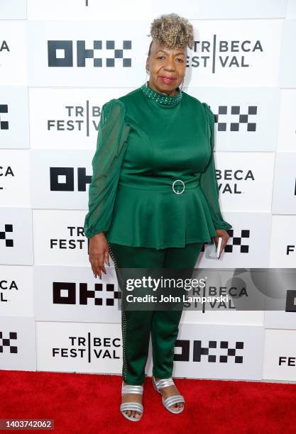 Gwen Carr attends "Loudmouth" Premiere during 2022 Tribeca Festival at BMCC Tribeca PAC on June 18, 2022 in New York City.