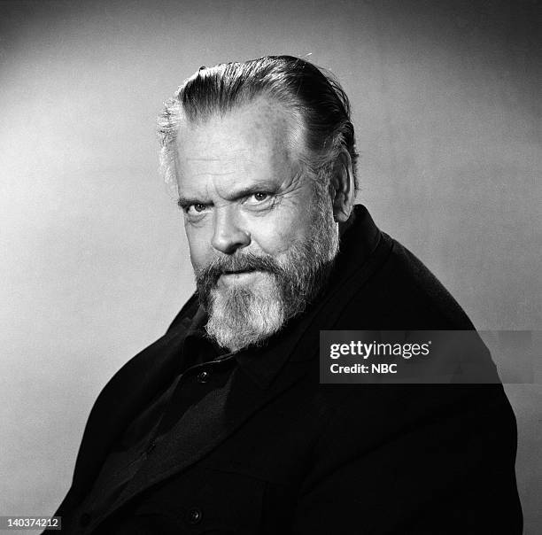 Pictured: Host, Orson Welles --