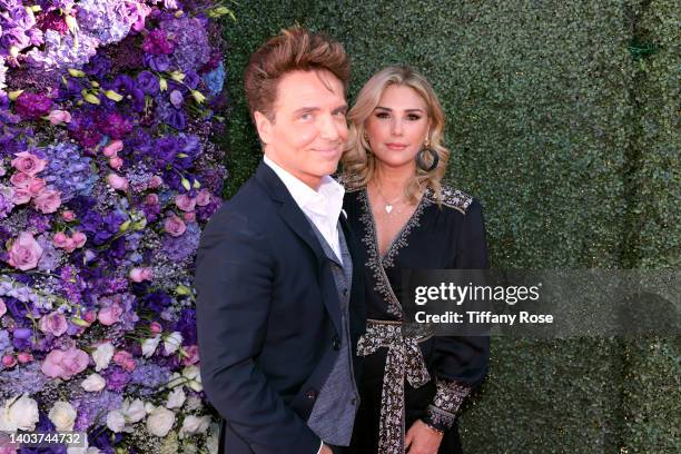 Richard Marx and Daisy Fuentes attend DesignCare 2022 Gala to benefit the HollyRod Foundation on June 18, 2022 in Los Angeles, California.