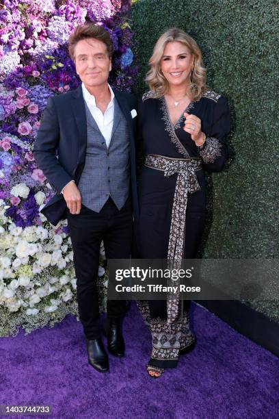 Richard Marx and Daisy Fuentes attend DesignCare 2022 Gala to benefit the HollyRod Foundation on June 18, 2022 in Los Angeles, California.