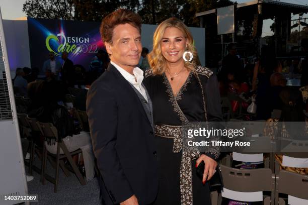 Richard Marx and Daisy Fuentes attend DesignCare 2022 Gala to benefit the HollyRod Foundation on June 18, 2022 in Los Angeles, California.