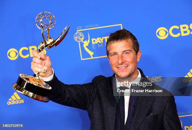 Bear Grylls attends 2022 Creative Arts & Lifestyle Emmys Winner's Walk at Pasadena Convention Center on June 18, 2022 in Pasadena, California.