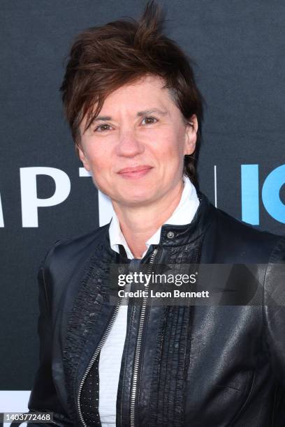 Kimberly Peirce attends MPTF's "100 Years of Hollywood: A Celebration of Service" at The Lot Studios on June 18, 2022 in West Hollywood, California.