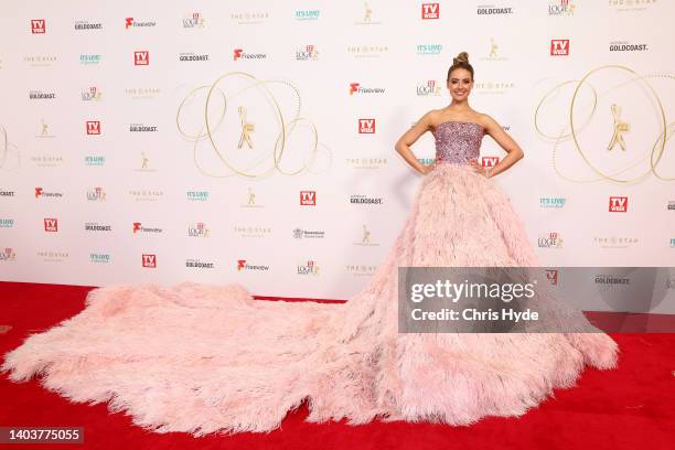 April Rose Pengilly attends the 62nd TV Week Logie Awards on June 19, 2022 in Gold Coast, Australia.