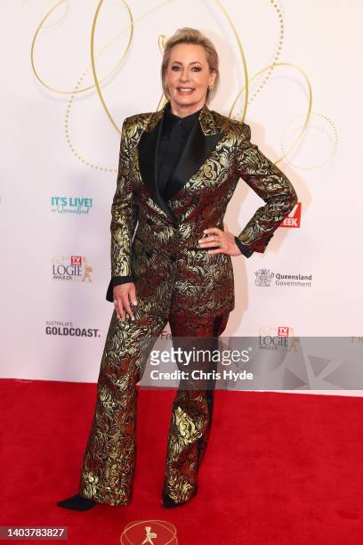 Amanda Keller attends the 62nd TV Week Logie Awards on June 19, 2022 in Gold Coast, Australia.