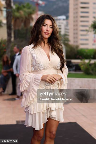 Krista Allen attends the Party photocall during the 61st Monte Carlo TV Festival at the Fairmont Hotel on June 18, 2022 in Monte-Carlo, Monaco.
