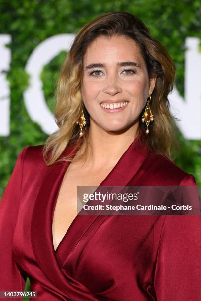 Vahina Giocante attends The "The Reunion " Photocall as part of the 61st Monte Carlo TV Festival At The Grimaldi Forum on June 19, 2022 in Monaco,...