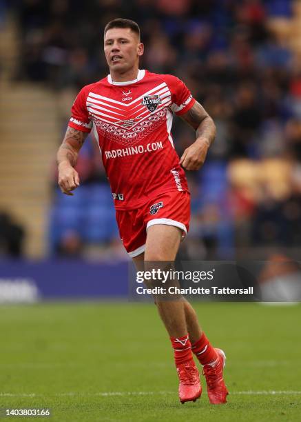 Shaun Kenny-Dowall of Combined Nations All Stars looks on during the Men's International Friendly match between England and Combined Nations All...