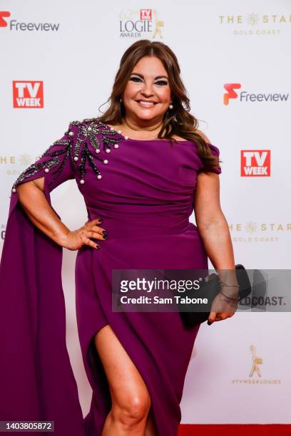 Rebekah Elmaloglou attends the 62nd TV Week Logie Awards at the Gold Coast Convention and Exhibition Centre on June 19, 2022 in Gold Coast, Australia.