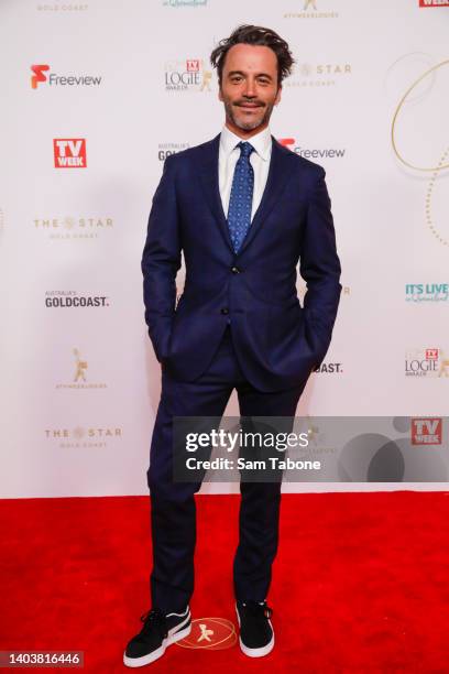 Damian Walshe-Howling attends the 62nd TV Week Logie Awards at the Gold Coast Convention and Exhibition Centre on June 19, 2022 in Gold Coast,...
