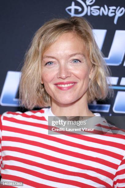 Maya Lauque attends the "Buzz l'Eclair " Premiere At Cinema UGC Normandie on June 19, 2022 in Paris, France.