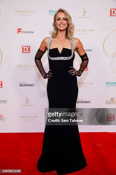 Sylvia Jeffreys attends the 62nd TV Week Logie Awards at the Gold Coast Convention and Exhibition Centre on June 19, 2022 in Gold Coast, Australia.