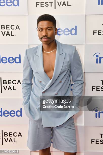 Jason Williams attends EPIX's Bridge And Tunnel Season Two Tribeca Film Festival Premiere at Spring Studios on June 18, 2022 in New York City.