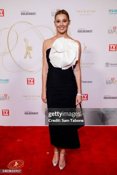 Jasmine Yarbrough attends the 62nd TV Week Logie Awards at the Gold Coast Convention and Exhibition Centre on June 19, 2022 in Gold Coast, Australia.