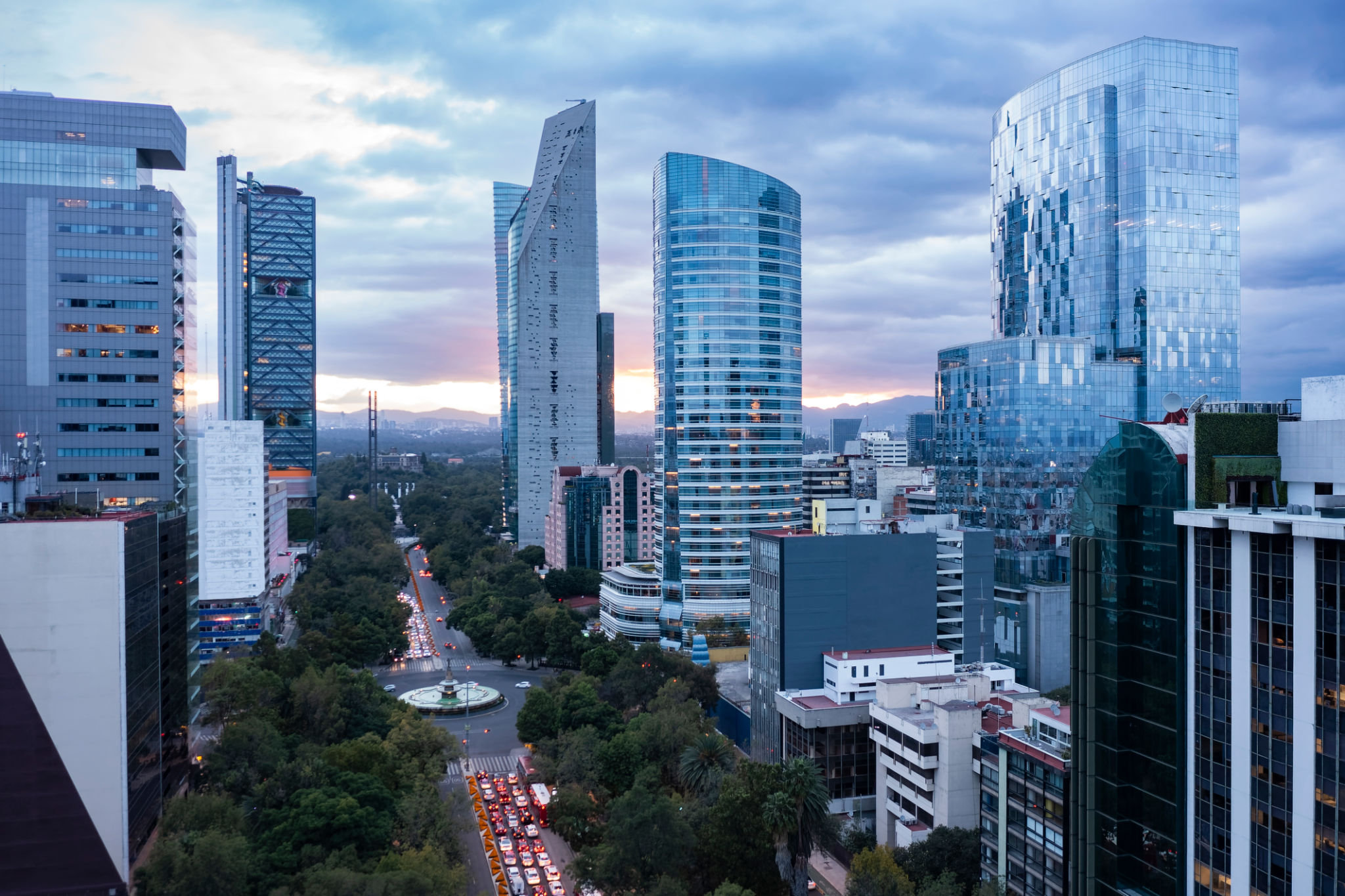 mexico city skyline