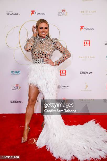 Sonia Kruger attends the 62nd TV Week Logie Awards at the Gold Coast Convention and Exhibition Centre on June 19, 2022 in Gold Coast, Australia.