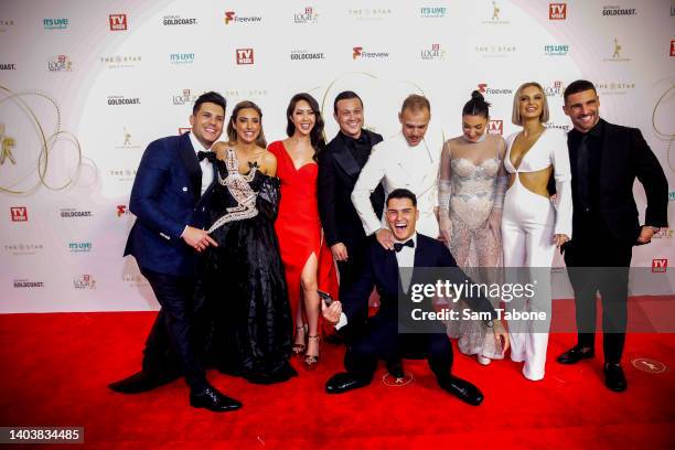 Cast of MAFS attends the 62nd TV Week Logie Awards at the Gold Coast Convention and Exhibition Centre on June 19, 2022 in Gold Coast, Australia.