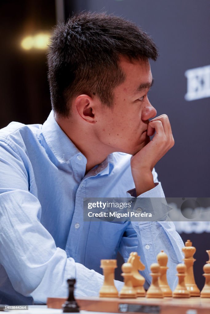 Ding Liren of China competes against Richard Rapport of Hungary News  Photo - Getty Images