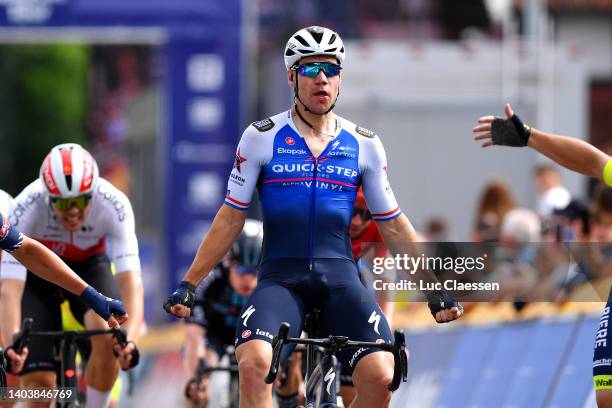 Fabio Jakobsen of Netherlands and Team Quick-Step - Alpha Vinyl celebrates winning during the 91st Baloise Belgium Tour 2022 - Stage 5 a 179,9km...