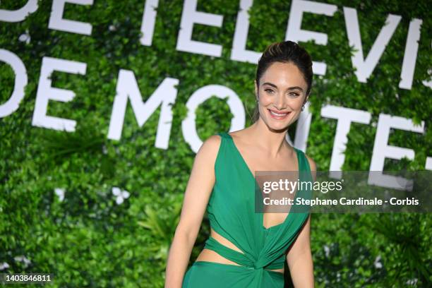 Denise Capezza attends The "Vincenzo Malinconico, Avvocato" Photocall as part of the 61st Monte Carlo TV Festival At The Grimaldi Forum on June 19,...