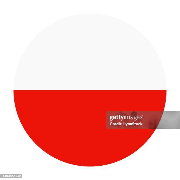 national flag of poland - poland stock illustrations