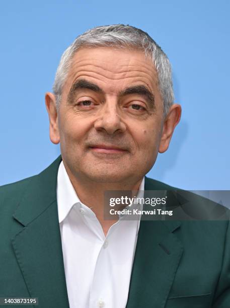 Rowan Atkinson attends the UK Premiere of "Man Vs Bee" at Everyman Borough Yards on June 19, 2022 in London, England.