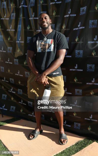 Devin Funchess attends the 2nd Annual Wealth Garden Juneteenth Celebration on June 18, 2022 in Los Angeles, California.