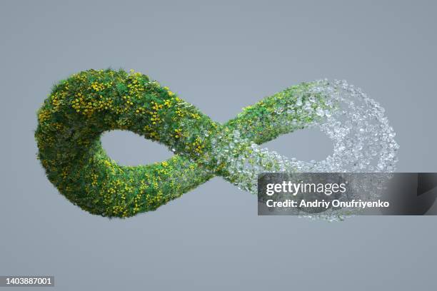 biofuel infinity sign - infinità foto e immagini stock