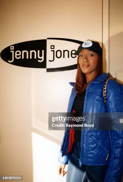 Singer Coko of S.W.V. Poses for photos prior to rehearsals for her performance on 'The Jenny Jones Show' in Chicago, Illinois in October 1999.