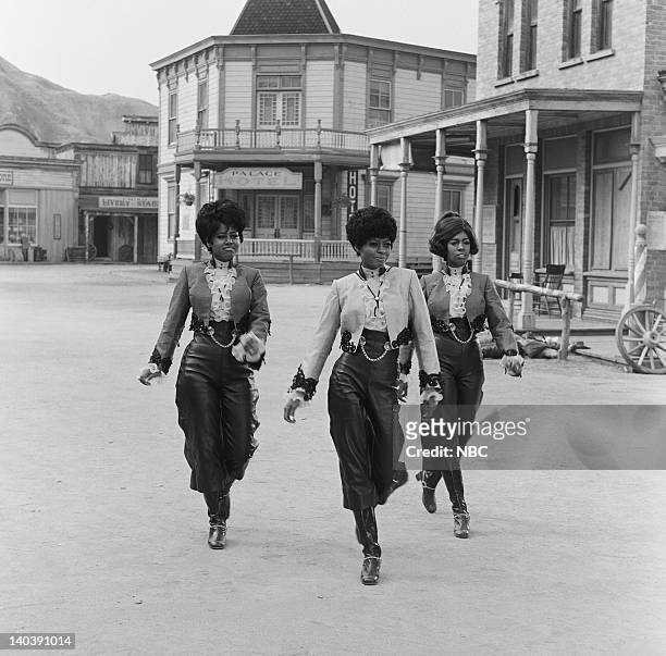 Air Date -- Pictured: The Supremes Cindy Birdsong, Diana Ross, Mary Wilson -- Photo by: Fred Sabine/NBCU Photo Bank