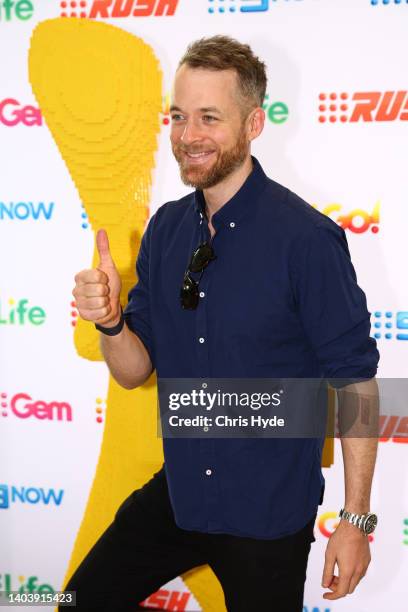 Hamish Blake attends the Network Nine Post-Logies recovery brunch at The Star Gold Coast on June 20, 2022 in Gold Coast, Australia.