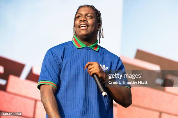 Lil Yachty performs on stage at the 2022 Summer Smash festival at Douglass Park on June 19, 2022 in Chicago, Illinois.