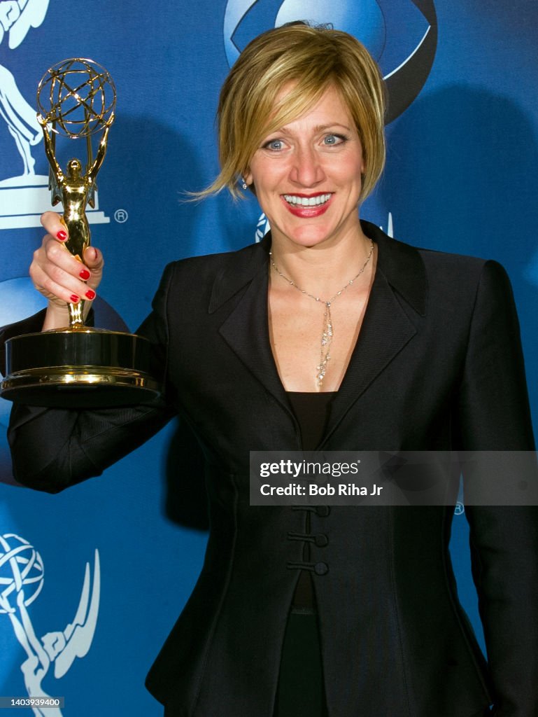 Winner Edie Falco at Emmy Awards Show
