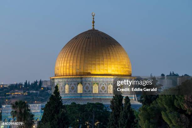 the dome of the rock in jerusalem - al aqsa mosque stock pictures, royalty-free photos & images