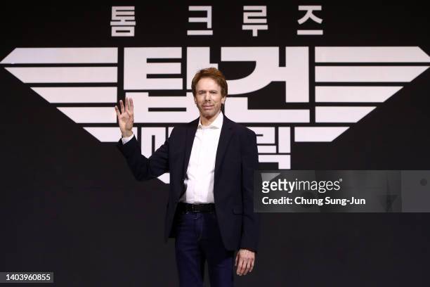 Jerry Bruckheimer attends the Korea Press Conference of "Top Gun: Maverick" at Lotte Hotel Seoul on June 20, 2022 in Seoul, South Korea.