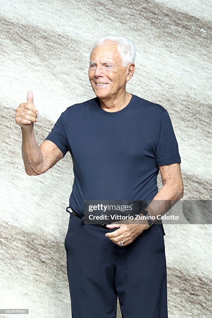 Giorgio Armani - Runway - Milan Fashion Week S/S 2023